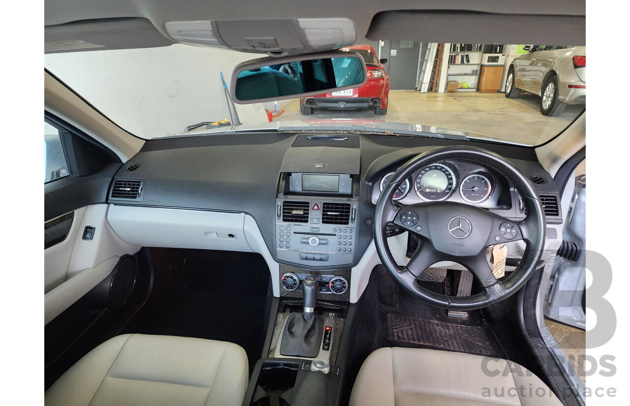 09/2009 Mercedes-Benz C220 CDI W204 4d Sedan Silver 2.1L