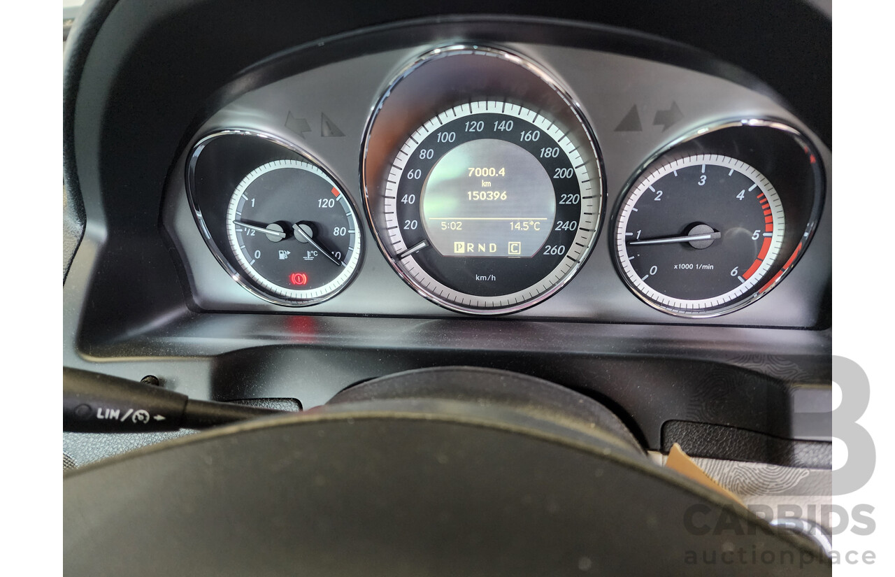 09/2009 Mercedes-Benz C220 CDI W204 4d Sedan Silver 2.1L