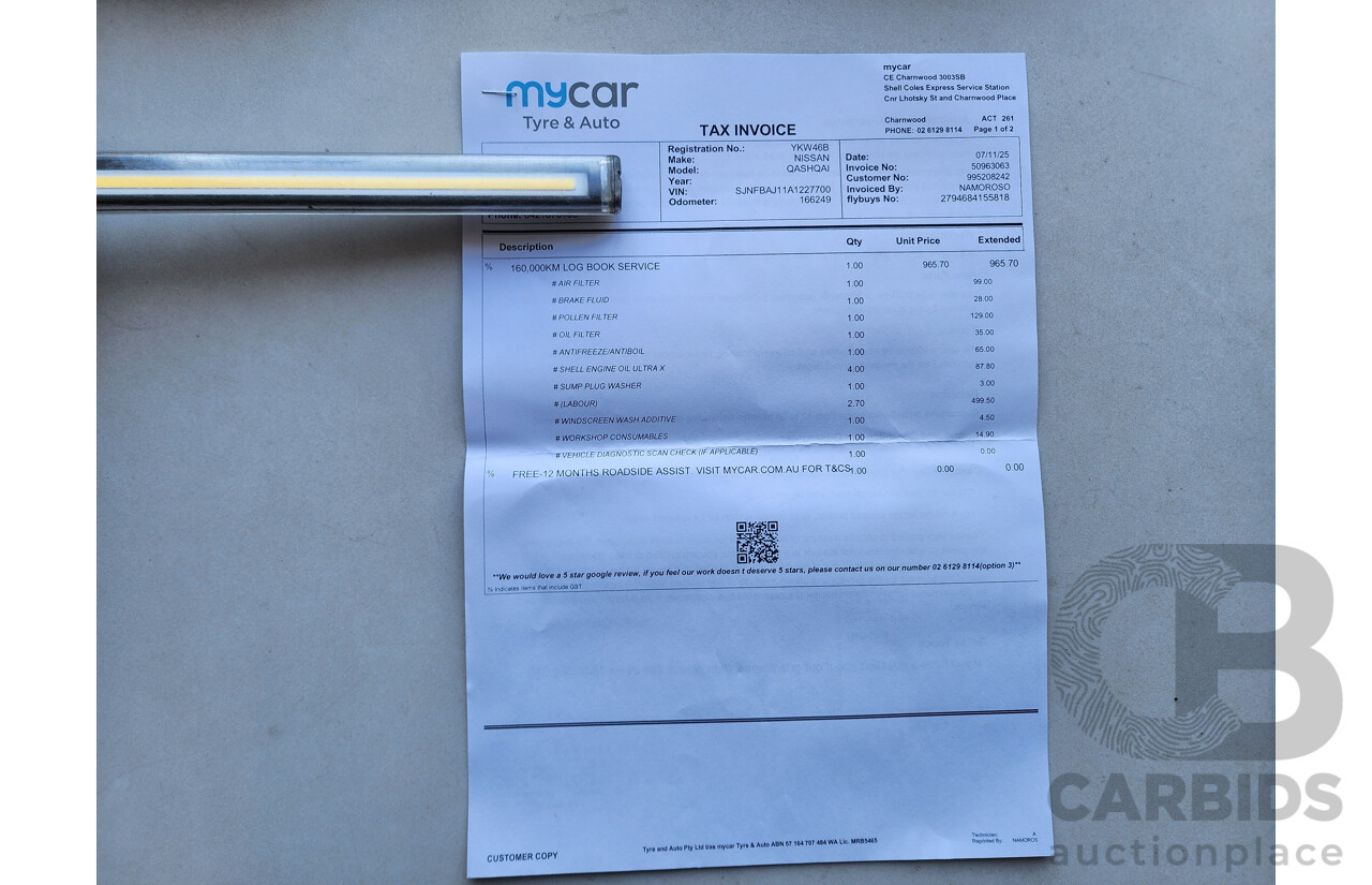 02/2015 Nissan Qashqai ST (4x2) J11 4d Wagon Silver 2.0L
