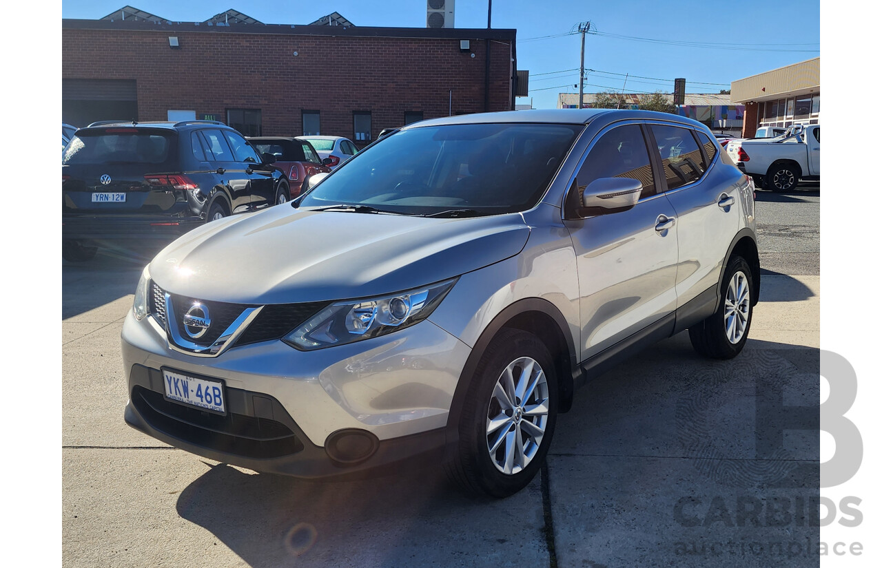02/2015 Nissan Qashqai ST (4x2) J11 4d Wagon Silver 2.0L