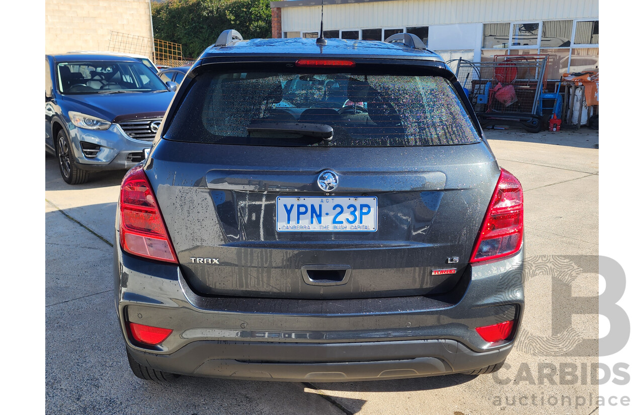 03/2018 Holden Trax LS TJ MY16 4d Wagon Grey 1.4L