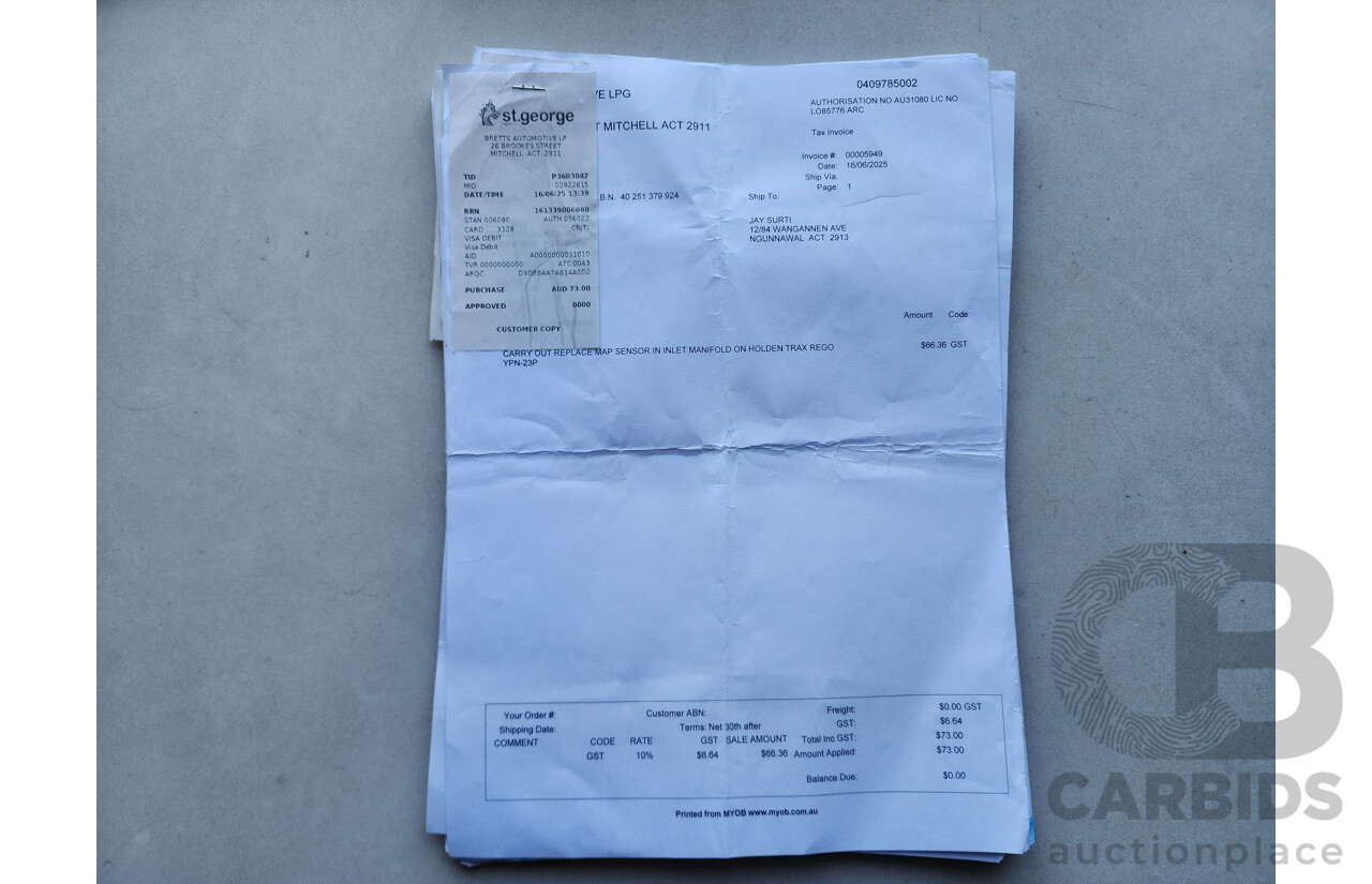 03/2018 Holden Trax LS TJ MY16 4d Wagon Grey 1.4L