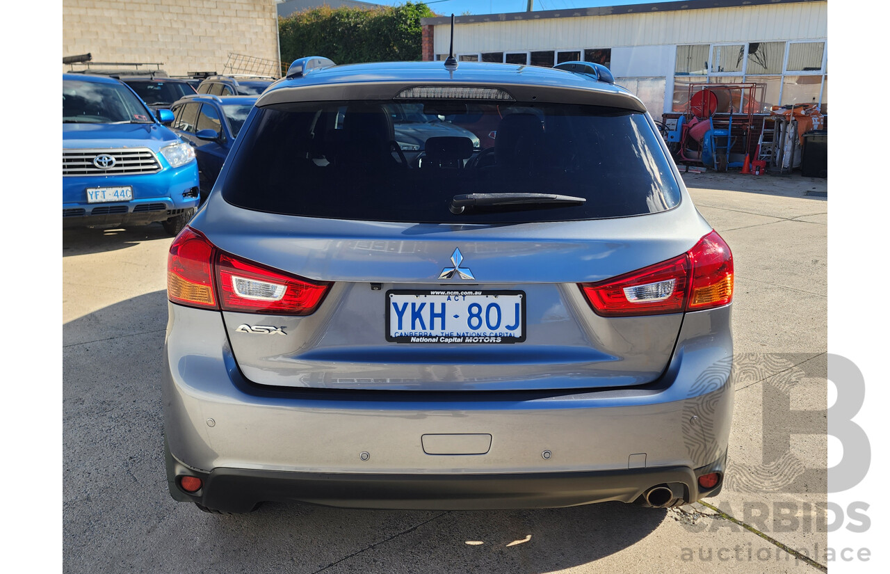 10/2014 Mitsubishi ASX XLS (2wd) XB MY15 4d Wagon Grey 2.0L