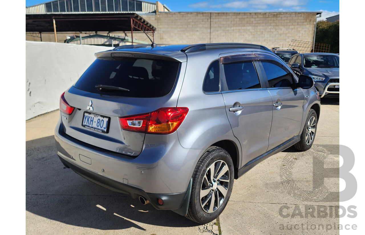 10/2014 Mitsubishi ASX XLS (2wd) XB MY15 4d Wagon Grey 2.0L
