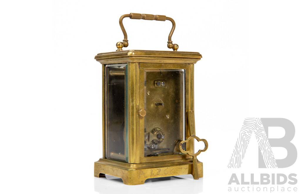 French Brass Carriage Clock