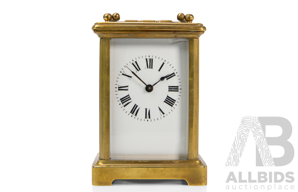 French Brass Carriage Clock