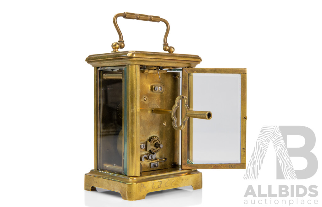 French Brass Carriage Clock