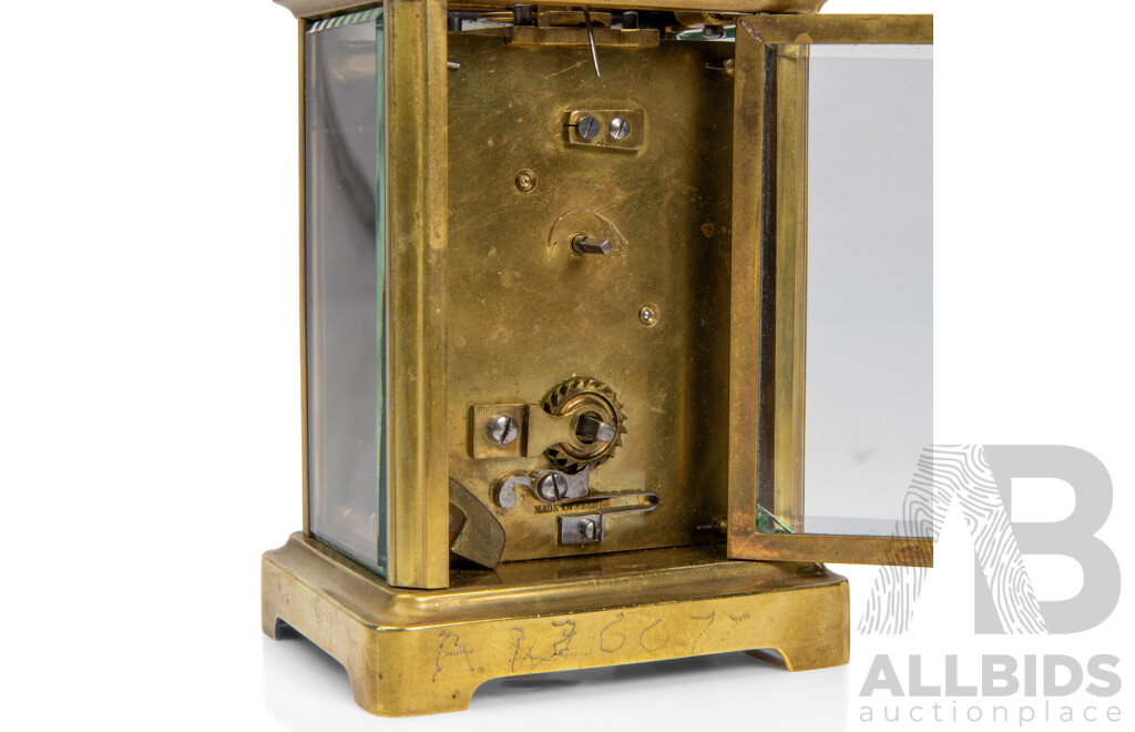 French Brass Carriage Clock