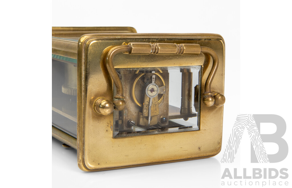 French Brass Carriage Clock