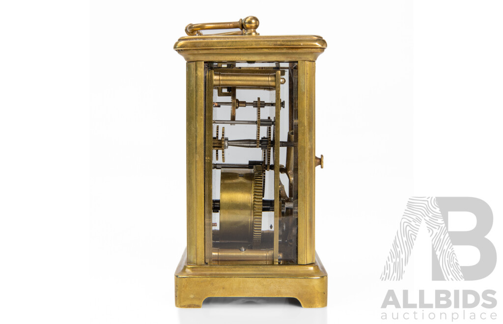 French Brass Carriage Clock