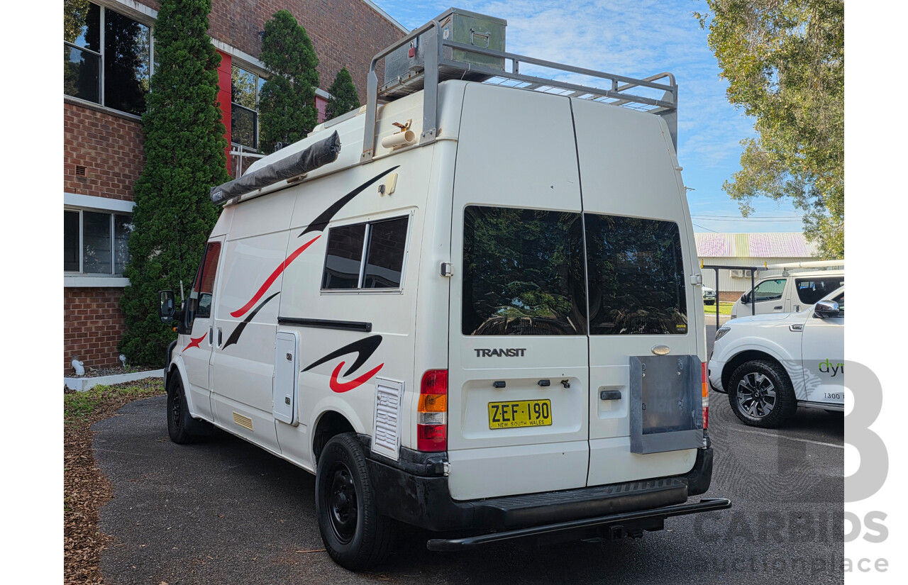 2/2004 Ford Transit MID LWB VH Van Diamond White / Decal Turbo Diesel 2.4L