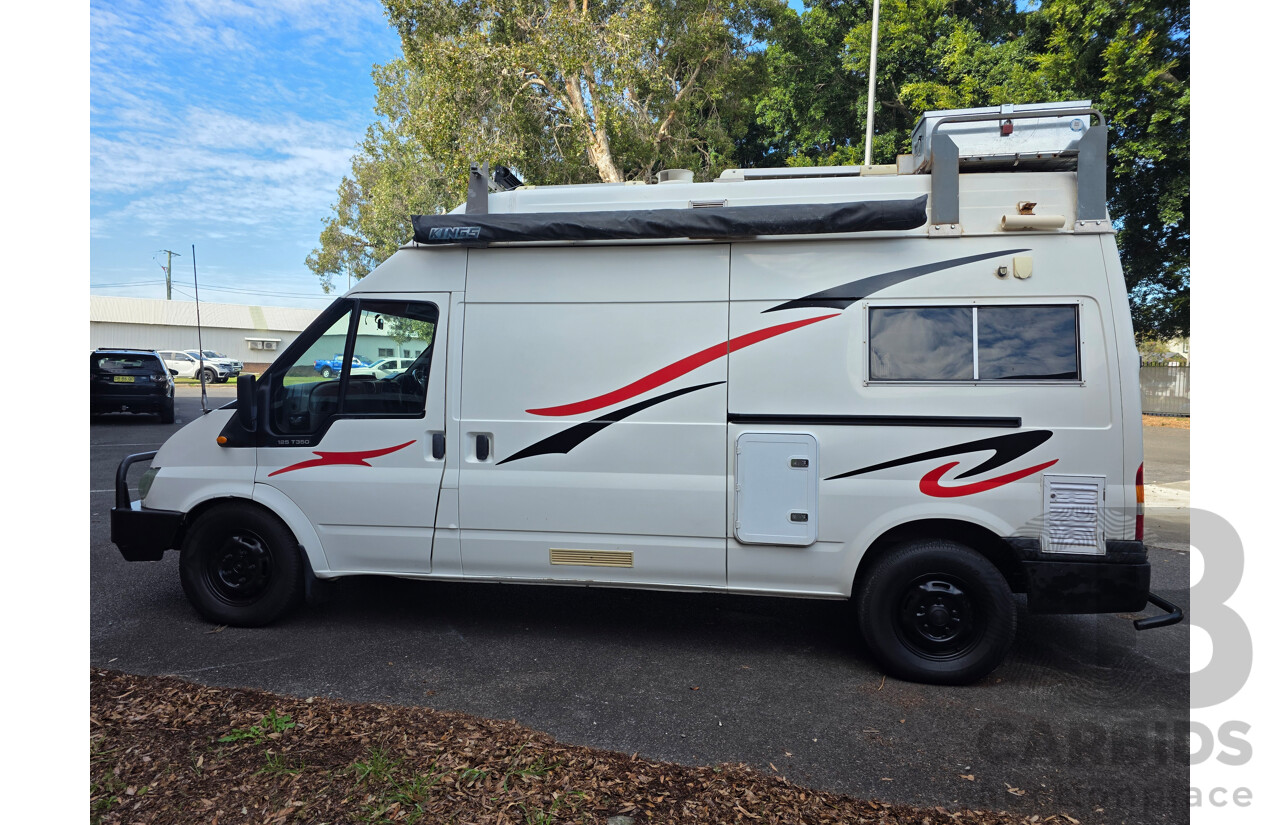 2/2004 Ford Transit MID LWB VH Van Diamond White / Decal Turbo Diesel 2.4L