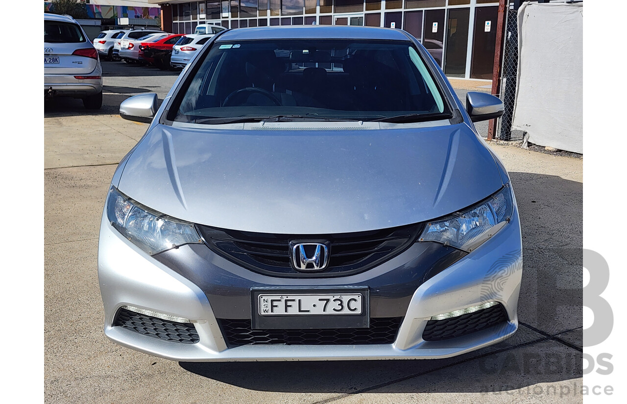 05/2013 Honda Civic Vti-S FK MY13 5d Hatchback Silver 1.8L
