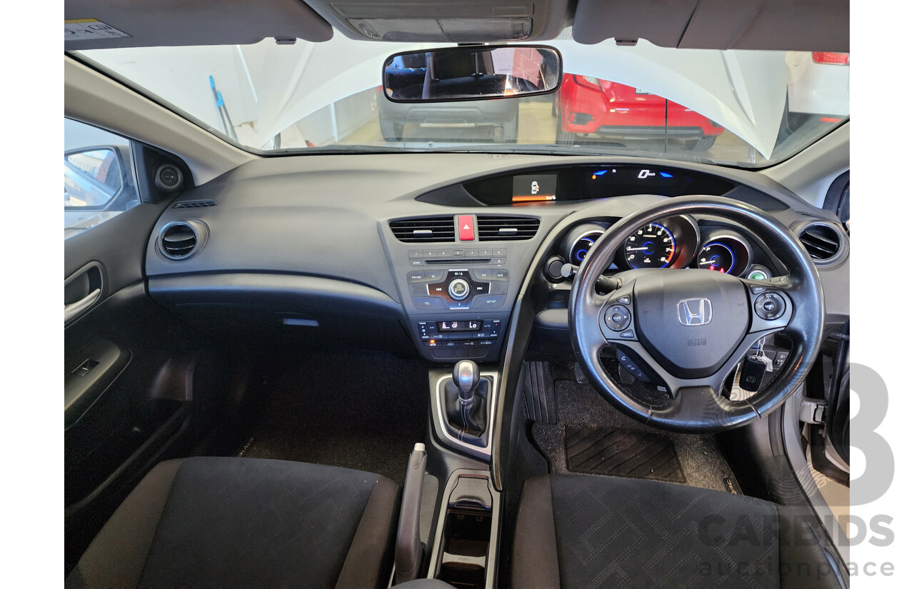 05/2013 Honda Civic Vti-S FK MY13 5d Hatchback Silver 1.8L