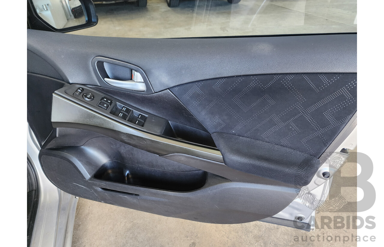 05/2013 Honda Civic Vti-S FK MY13 5d Hatchback Silver 1.8L