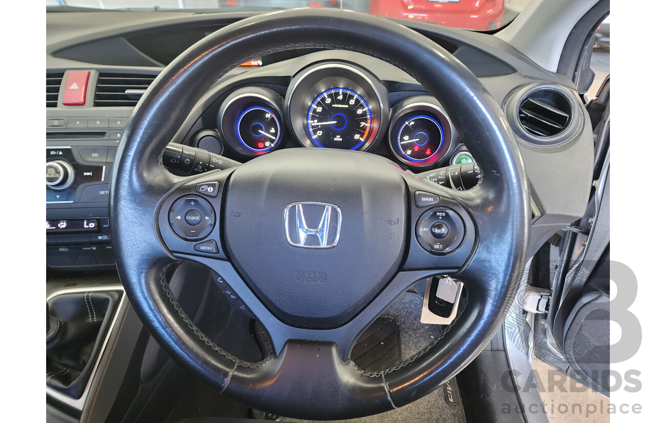 05/2013 Honda Civic Vti-S FK MY13 5d Hatchback Silver 1.8L