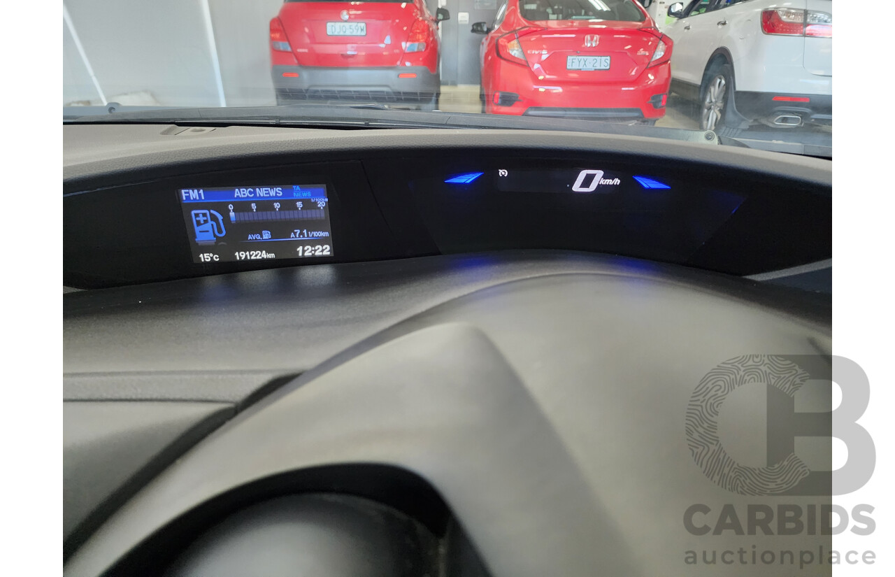 05/2013 Honda Civic Vti-S FK MY13 5d Hatchback Silver 1.8L