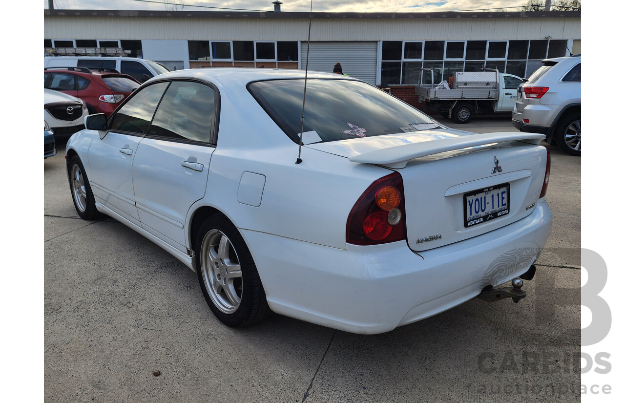11/2003 Mitsubishi Magna VR-X TJ 4d Sedan White 3.5L