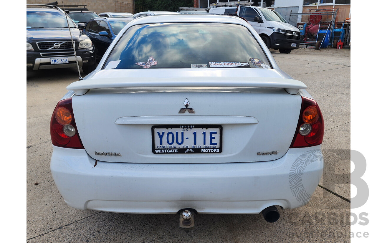 11/2003 Mitsubishi Magna VR-X TJ 4d Sedan White 3.5L