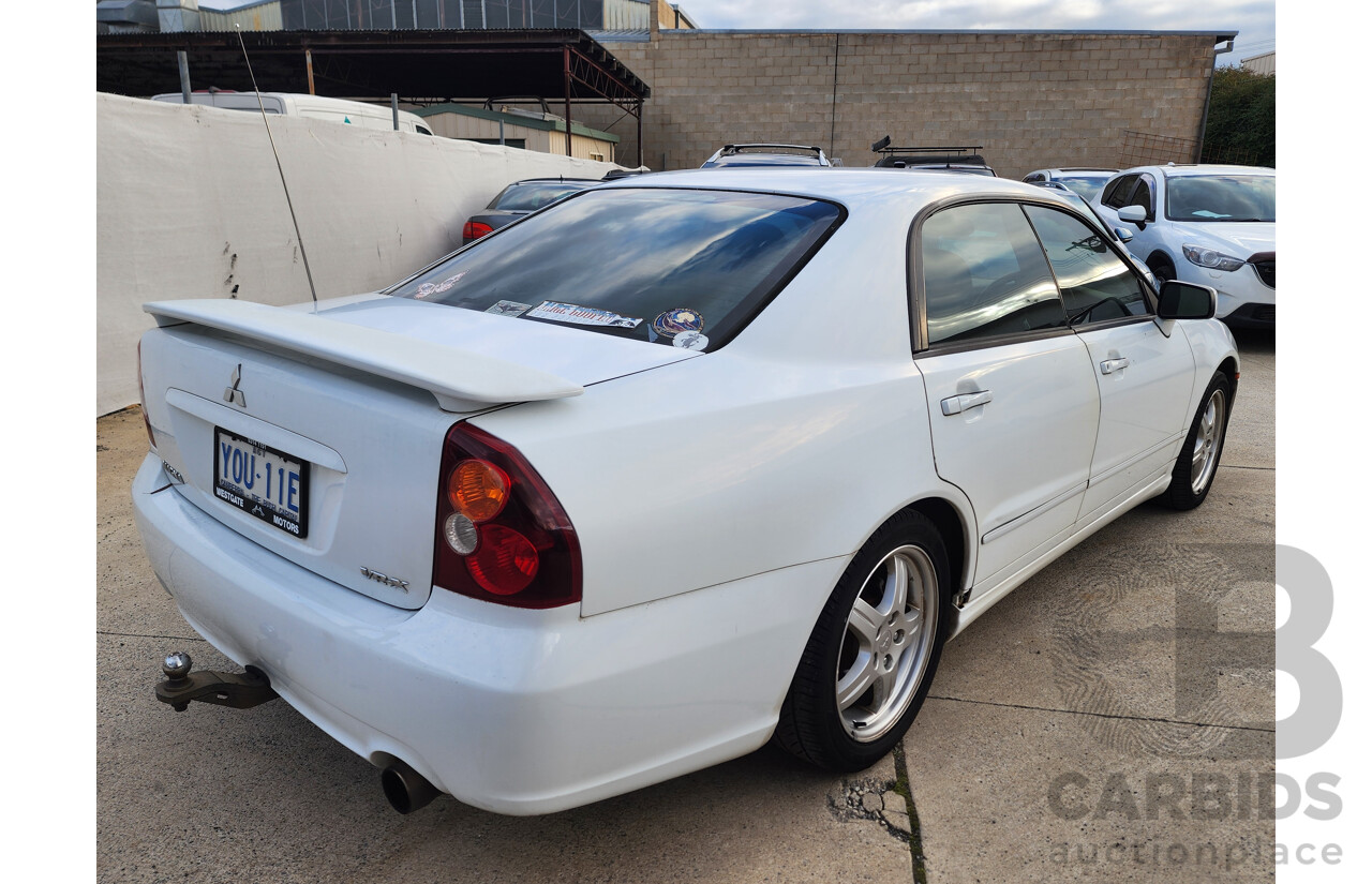 11/2003 Mitsubishi Magna VR-X TJ 4d Sedan White 3.5L