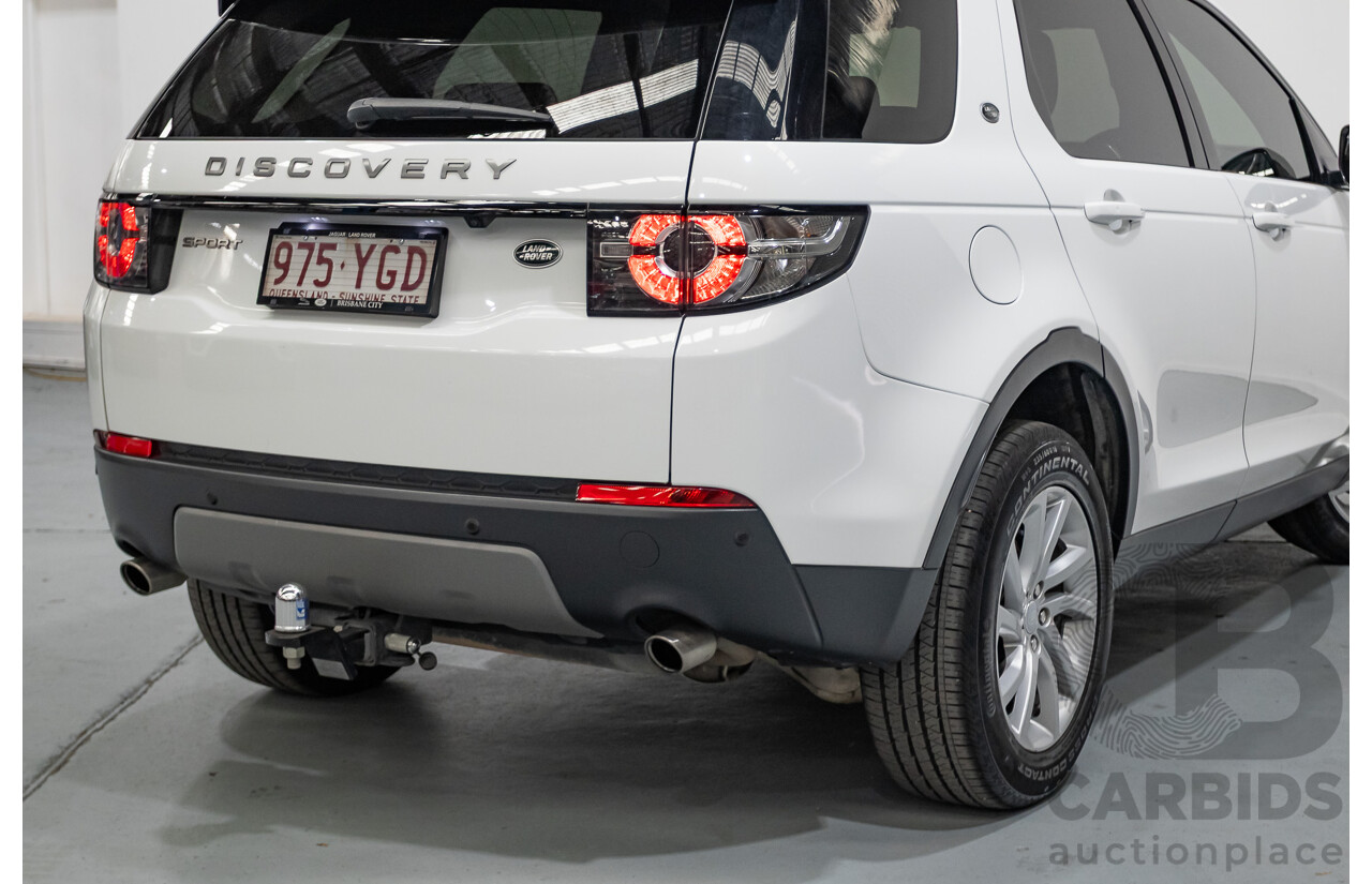 7/2018 Land Rover Discovery Sport TD4 SE (AWD) L550 MY18 4d Wagon Polaris White Turbo Diesel 2.0L - (132kW)