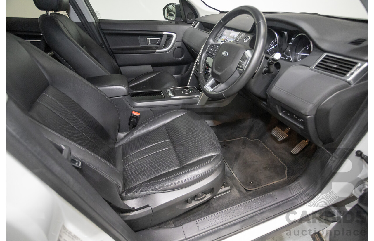 7/2018 Land Rover Discovery Sport TD4 SE (AWD) L550 MY18 4d Wagon Polaris White Turbo Diesel 2.0L - (132kW)