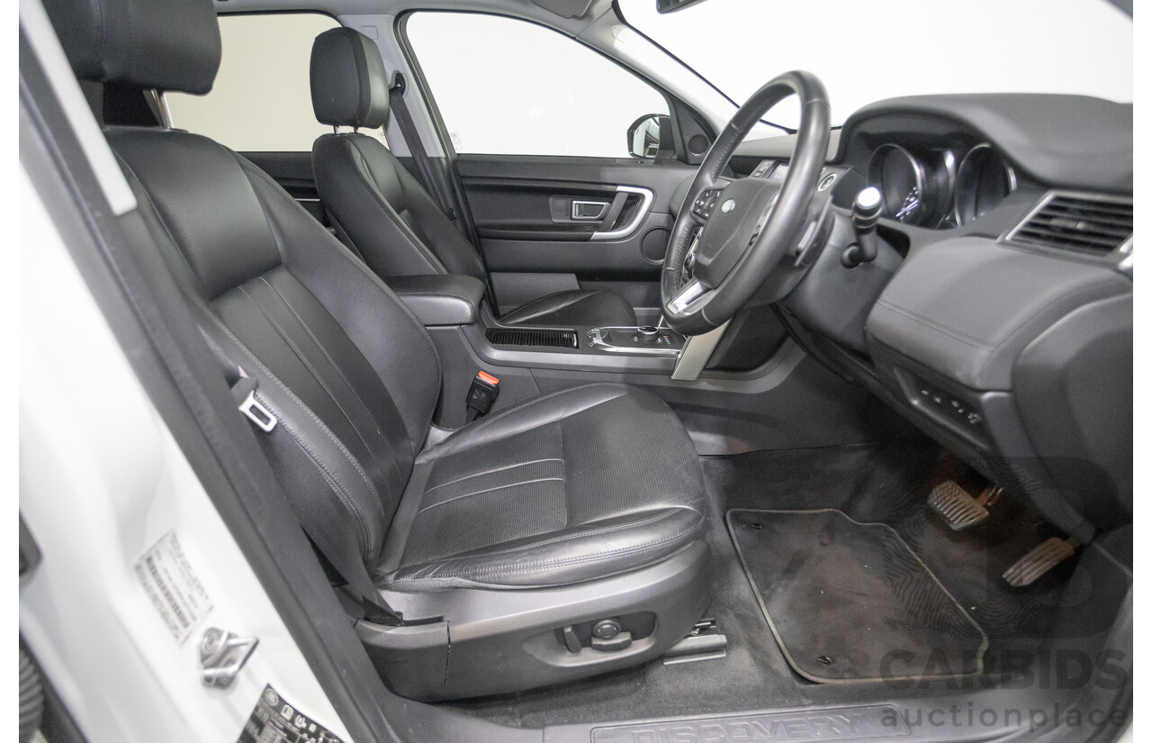 7/2018 Land Rover Discovery Sport TD4 SE (AWD) L550 MY18 4d Wagon Polaris White Turbo Diesel 2.0L - (132kW)
