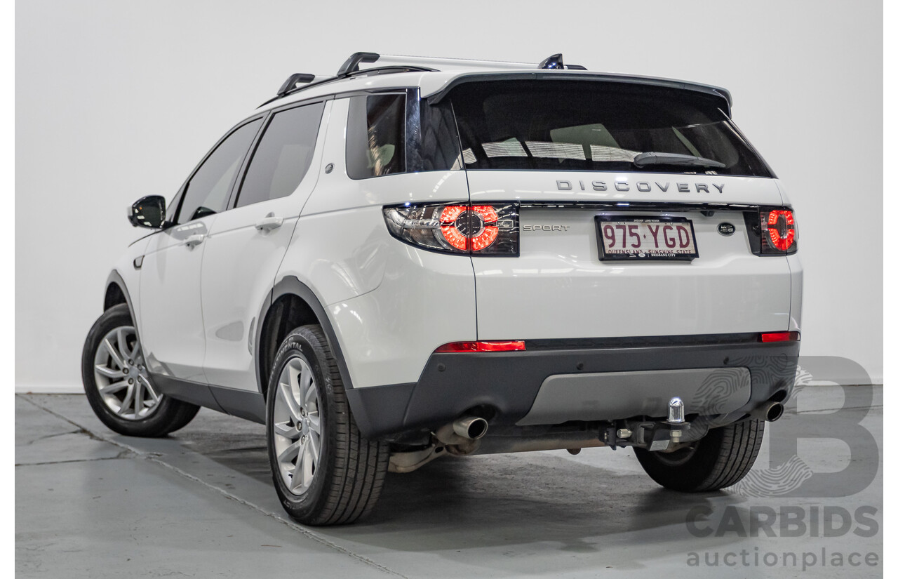 7/2018 Land Rover Discovery Sport TD4 SE (AWD) L550 MY18 4d Wagon Polaris White Turbo Diesel 2.0L - (132kW)
