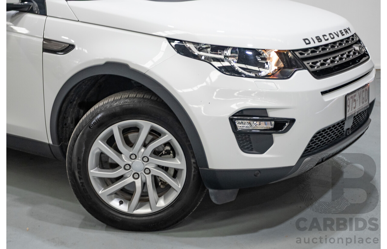 7/2018 Land Rover Discovery Sport TD4 SE (AWD) L550 MY18 4d Wagon Polaris White Turbo Diesel 2.0L - (132kW)