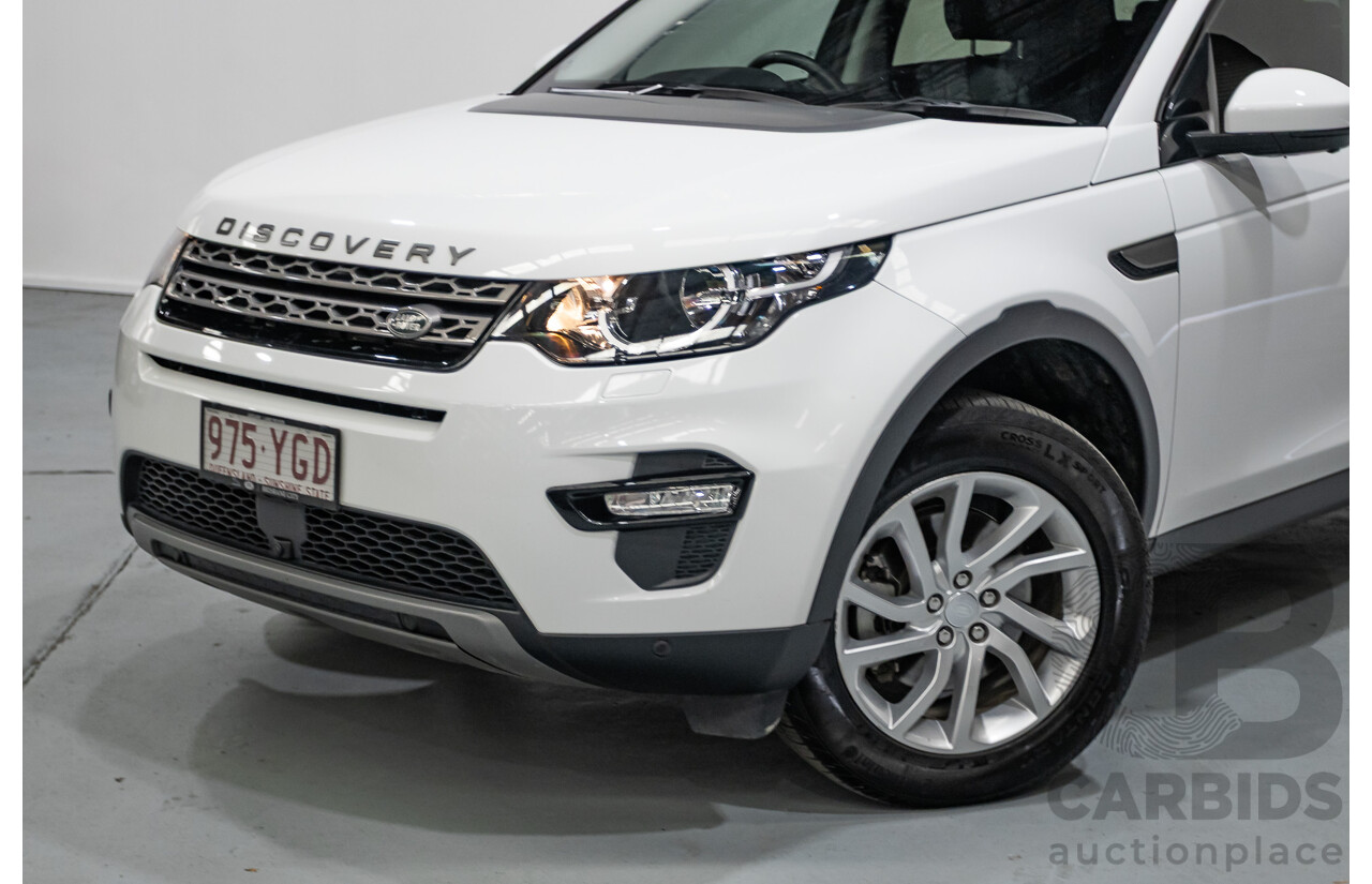 7/2018 Land Rover Discovery Sport TD4 SE (AWD) L550 MY18 4d Wagon Polaris White Turbo Diesel 2.0L - (132kW)