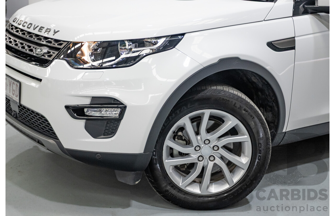 7/2018 Land Rover Discovery Sport TD4 SE (AWD) L550 MY18 4d Wagon Polaris White Turbo Diesel 2.0L - (132kW)