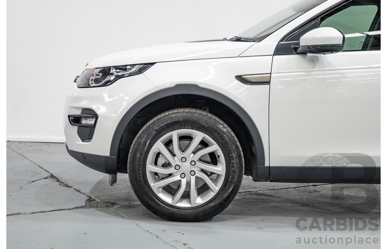 7/2018 Land Rover Discovery Sport TD4 SE (AWD) L550 MY18 4d Wagon Polaris White Turbo Diesel 2.0L - (132kW)
