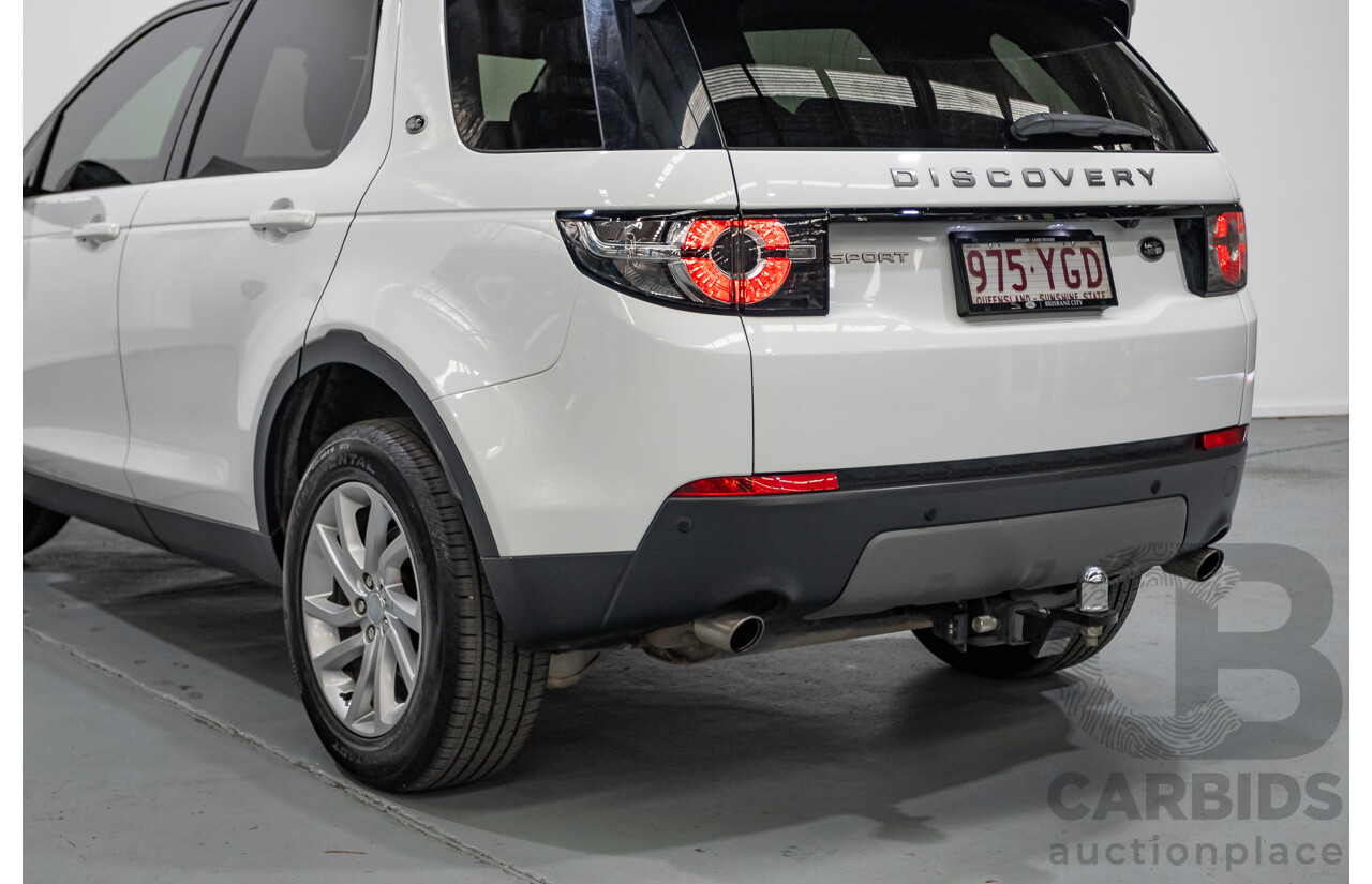 7/2018 Land Rover Discovery Sport TD4 SE (AWD) L550 MY18 4d Wagon Polaris White Turbo Diesel 2.0L - (132kW)