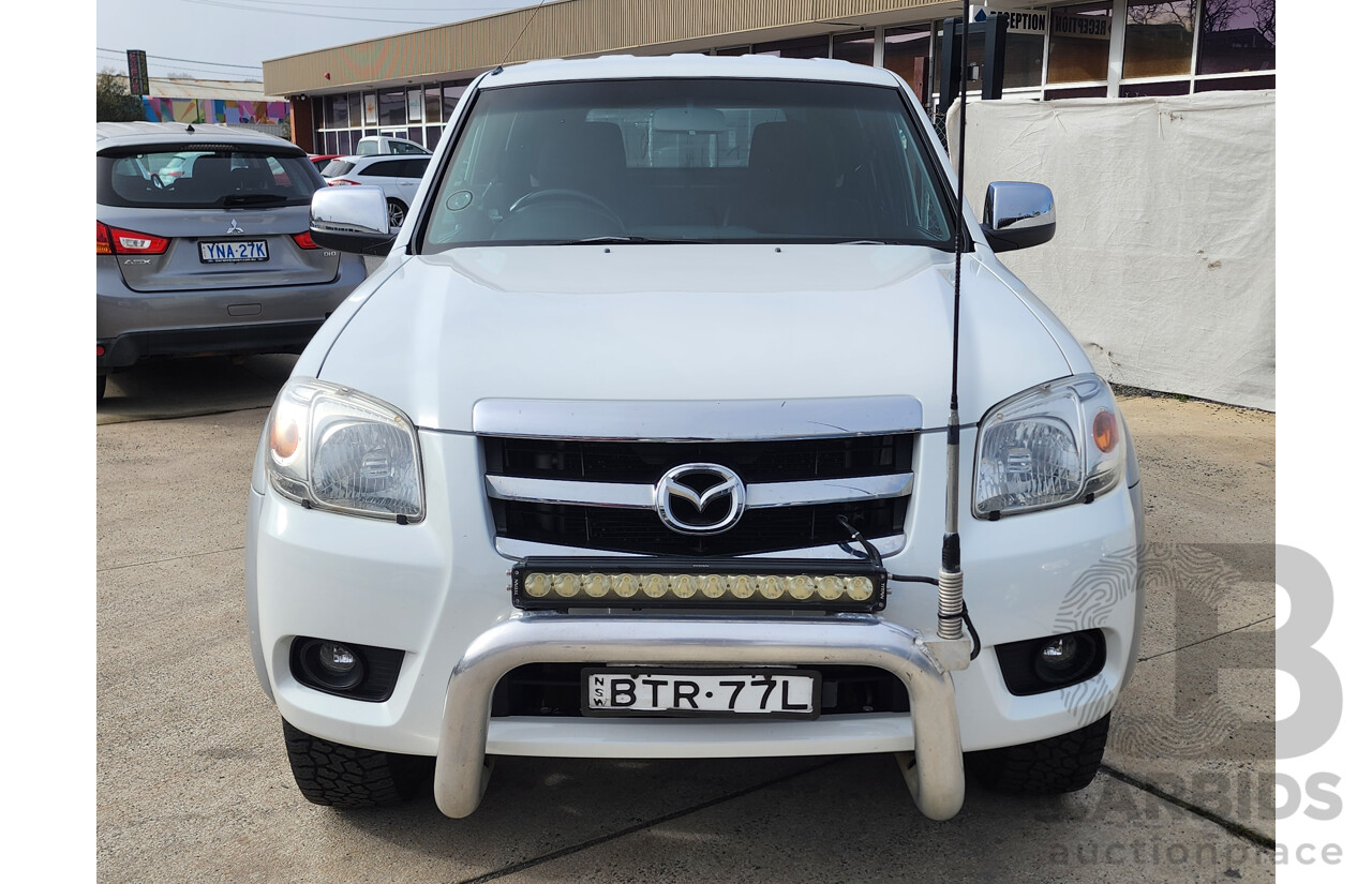 11/2010 Mazda Bt50 BOSS B3000 SDX (4x4) 09 UPGRADE Dual Cab P/Up White 3.0L