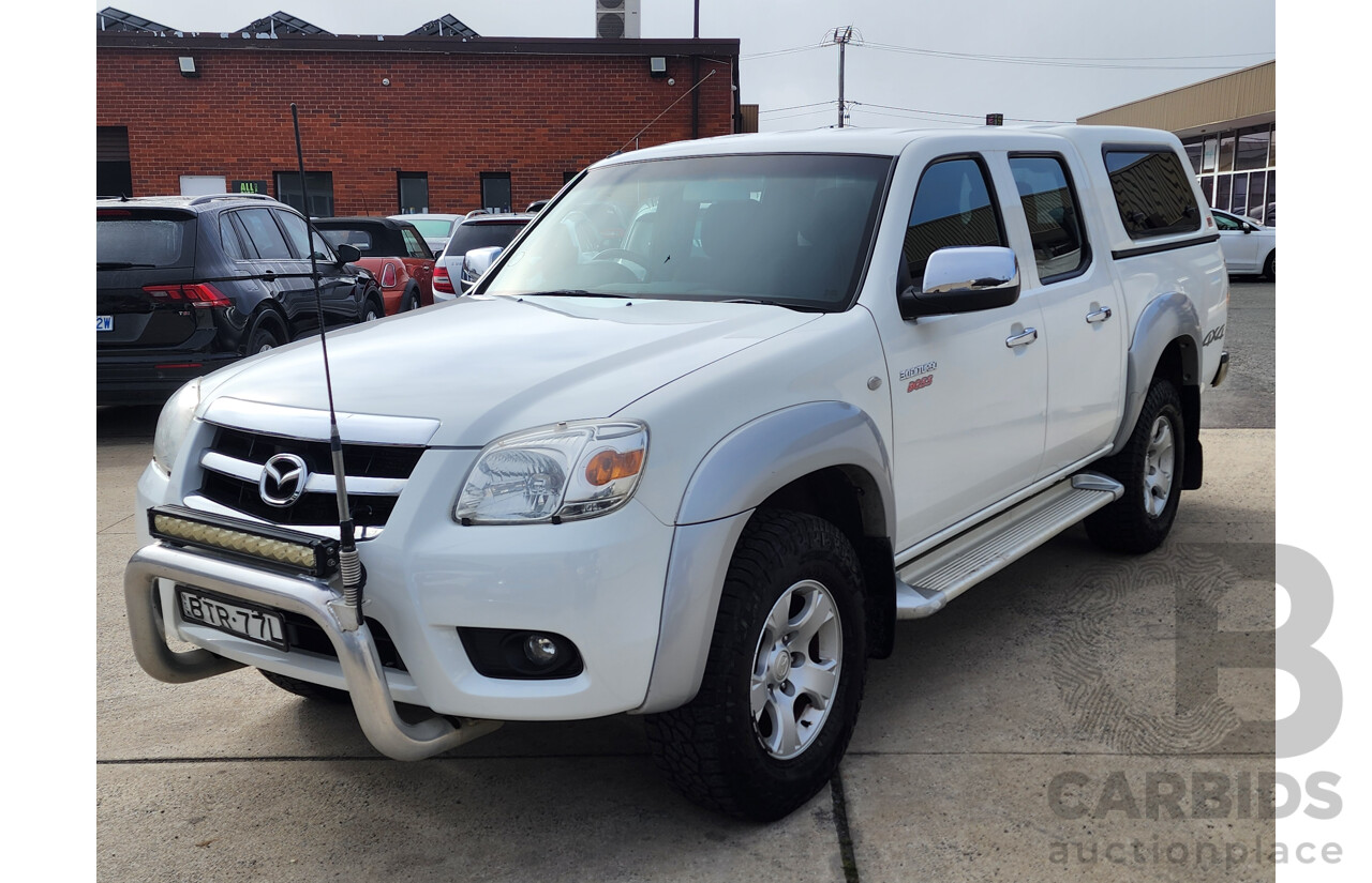 11/2010 Mazda Bt50 BOSS B3000 SDX (4x4) 09 UPGRADE Dual Cab P/Up White 3.0L