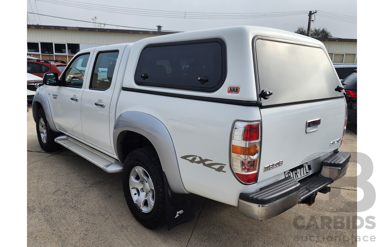 11/2010 Mazda Bt50 BOSS B3000 SDX (4x4) 09 UPGRADE Dual Cab P/Up White 3.0L