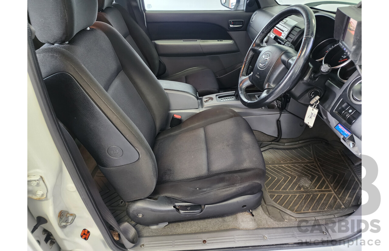 11/2010 Mazda Bt50 BOSS B3000 SDX (4x4) 09 UPGRADE Dual Cab P/Up White 3.0L