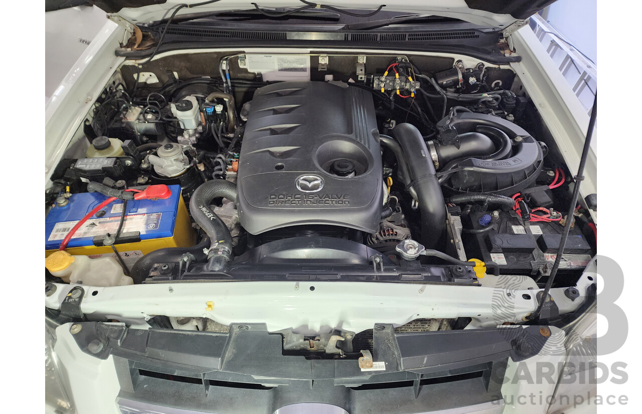 11/2010 Mazda Bt50 BOSS B3000 SDX (4x4) 09 UPGRADE Dual Cab P/Up White 3.0L