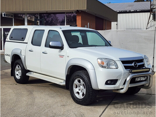 11/2010 Mazda Bt50 BOSS B3000 SDX (4x4) 09 UPGRADE Dual Cab P/Up White 3.0L