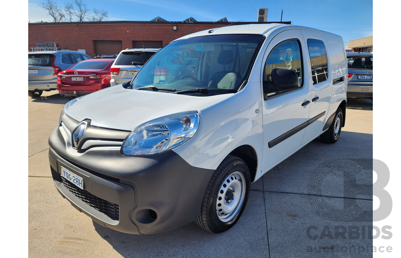 06/2019 Renault Kangoo MAXI X61 MY19 4d Van White 1.5L