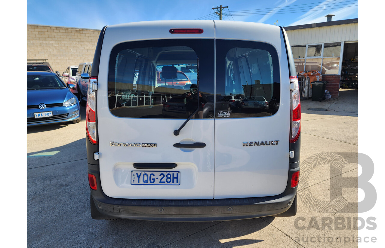 06/2019 Renault Kangoo MAXI X61 MY19 4d Van White 1.5L