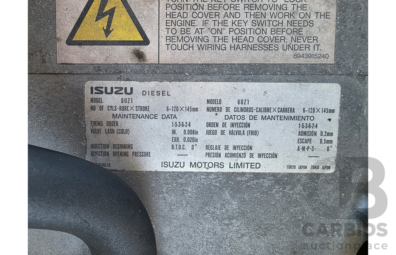 6/2011 Isuzu FXR 350 Sitec Series III 1000 4x2 Pantech 2d Truck Turbo Diesel 9.8L