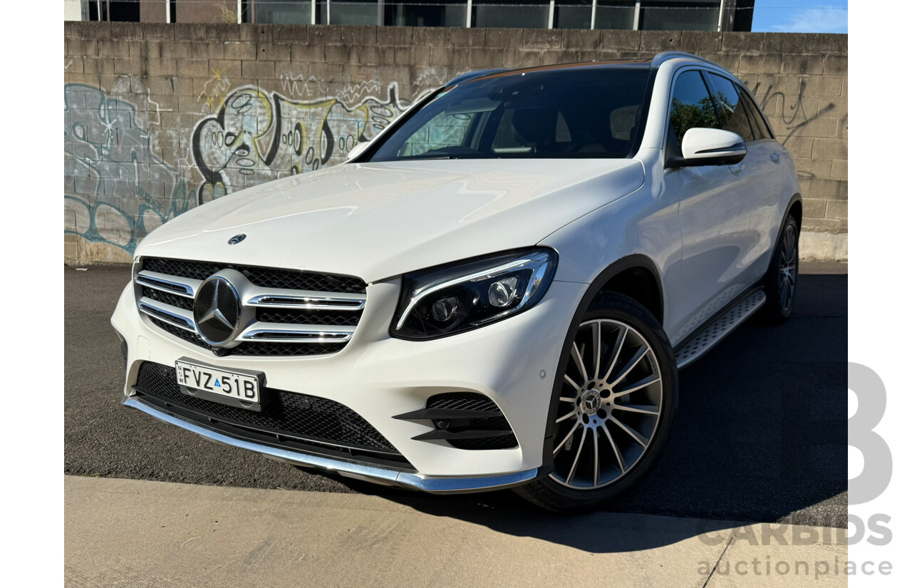 07/2019 Mercedes-Benz Glc 300 4MATIC AWD X253 MY20 4D Wagon White 2.0L