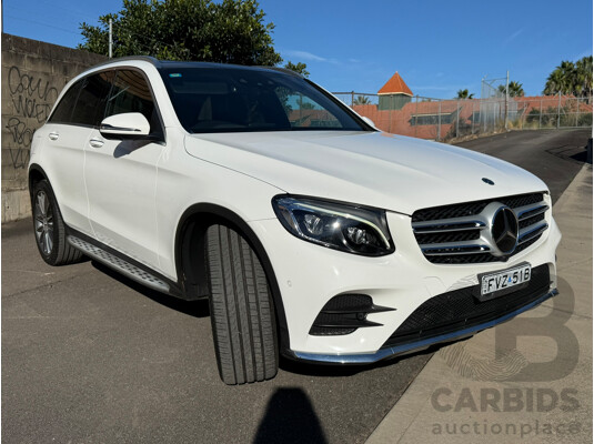 07/2019 Mercedes-Benz Glc 300 4MATIC AWD X253 MY20 4D Wagon White 2.0L