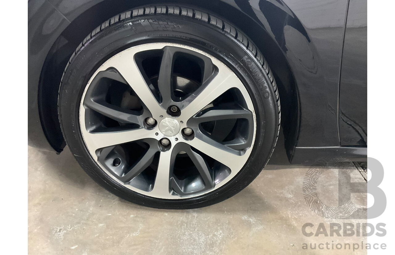 08/2013 Peugeot 208 Allure Premium 5d Hatchback Black 1.6L