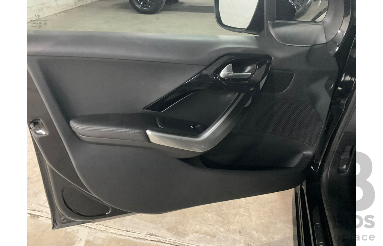 08/2013 Peugeot 208 Allure Premium 5d Hatchback Black 1.6L