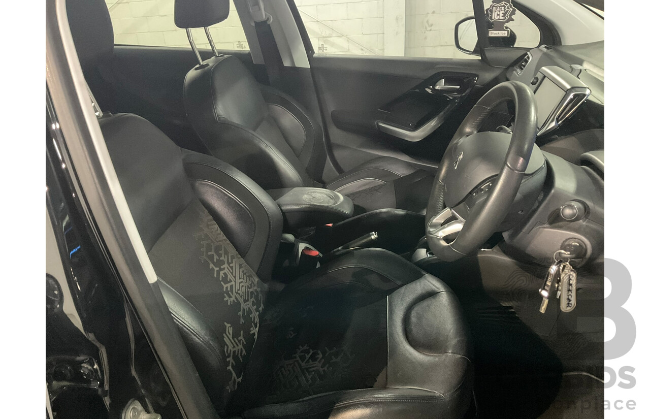 08/2013 Peugeot 208 Allure Premium 5d Hatchback Black 1.6L