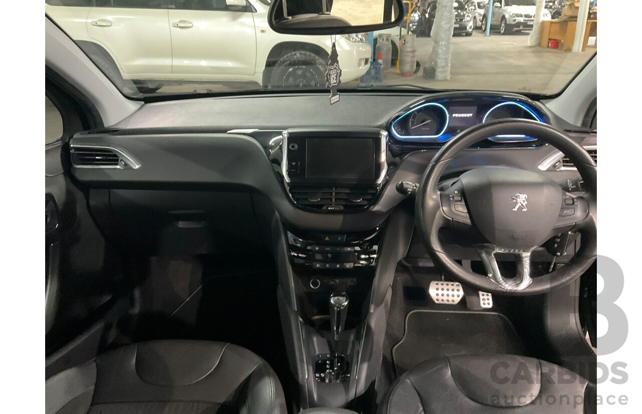 08/2013 Peugeot 208 Allure Premium 5d Hatchback Black 1.6L