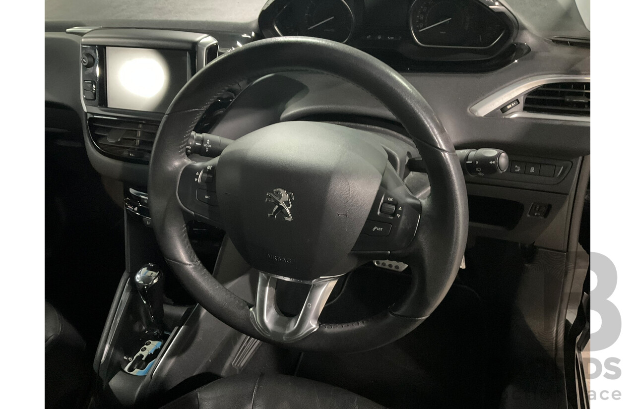 08/2013 Peugeot 208 Allure Premium 5d Hatchback Black 1.6L