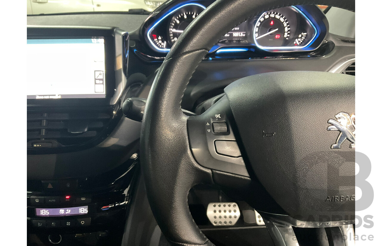 08/2013 Peugeot 208 Allure Premium 5d Hatchback Black 1.6L